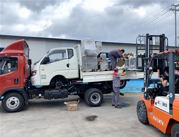 120針鹽水注射機(jī)，200L料車發(fā)往菏澤鄆城